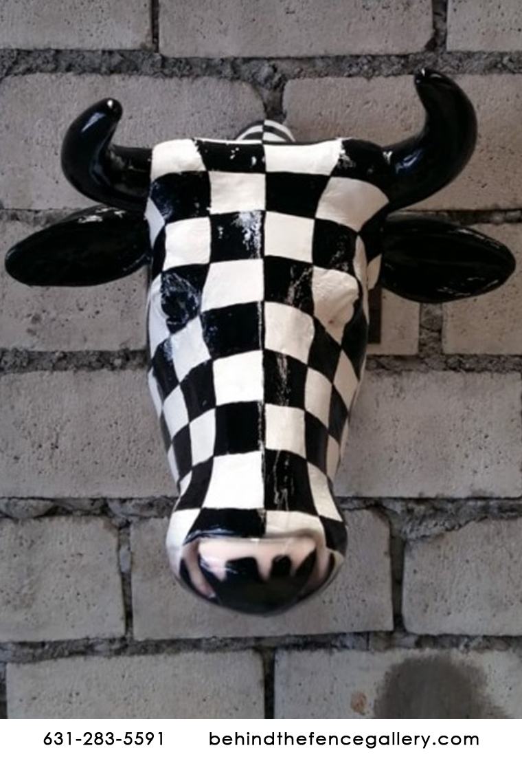 Checkered Cow Head Checkered Cow Head